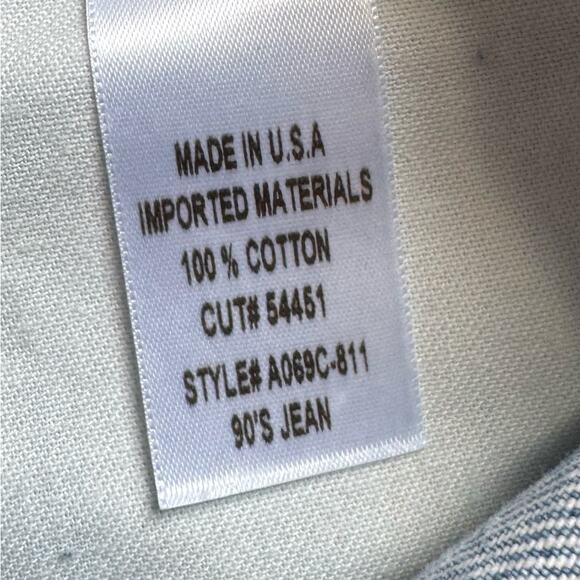 NWT Agolde 90s mid rise loose fit distressed jeans size womens 28 - Picture 6 of 8